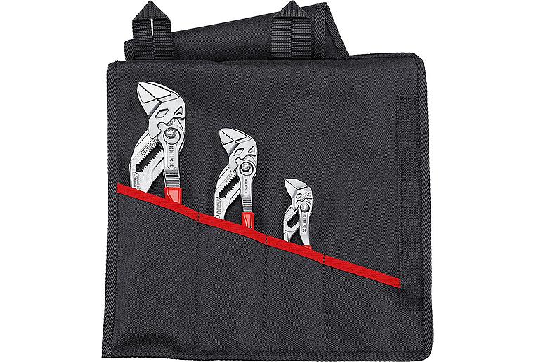 Zangenschlüssel-Satz KNIPEX 3-teilig bestehend aus Länge (mm): 125 - 250, mit Rolltasche Zangenschlüssel-Satz KNIPEX 3-teilig bestehend aus Länge (mm): 125 - 250, mit Rolltasche