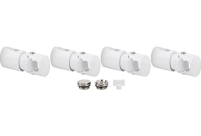 Halterungs-Set für handtuchheizkörper Orvieto, weiß