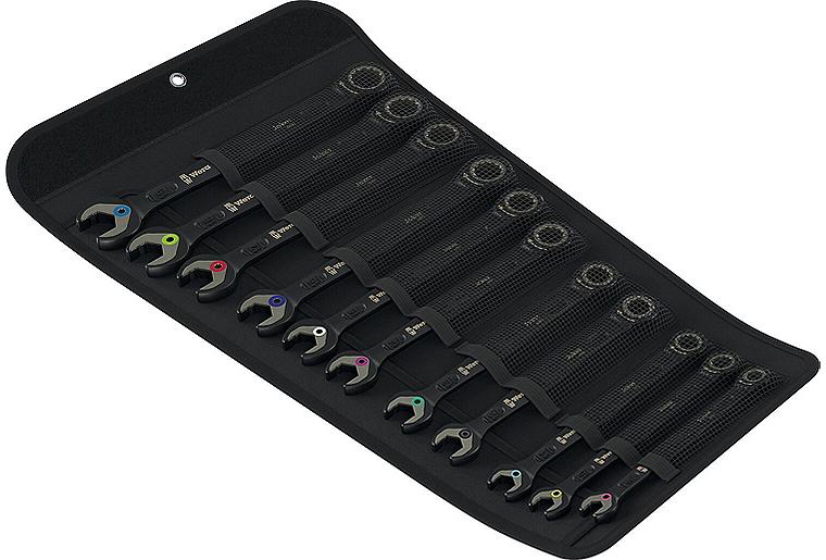 Maul-Ringratschen-Schlüssel-Satz Wera 6000 Joker Black Edition 11 Set 1, 11‑teilig