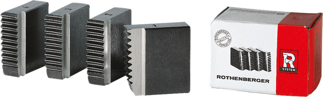 Präzisions-Schneidbacken 3/4" BSPT R 1 Satz mit 4 Stück