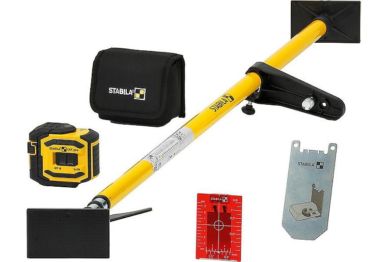 Kreuzlinien-Lot-Laser Stabila LAX 300, 5-teiliges Set