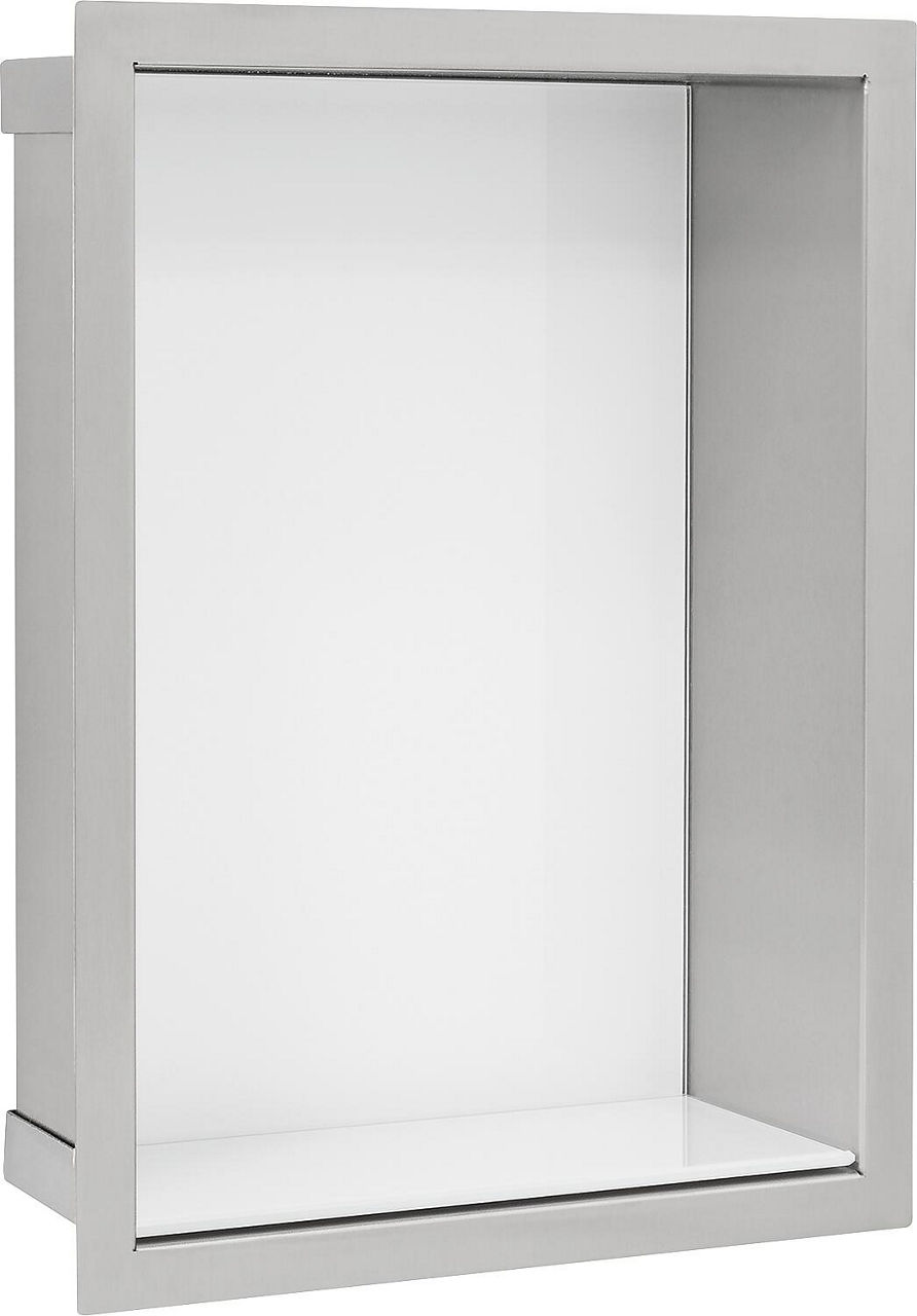 Wandnische BxHxT: 234x324x100 mm weiße Glasrückwand