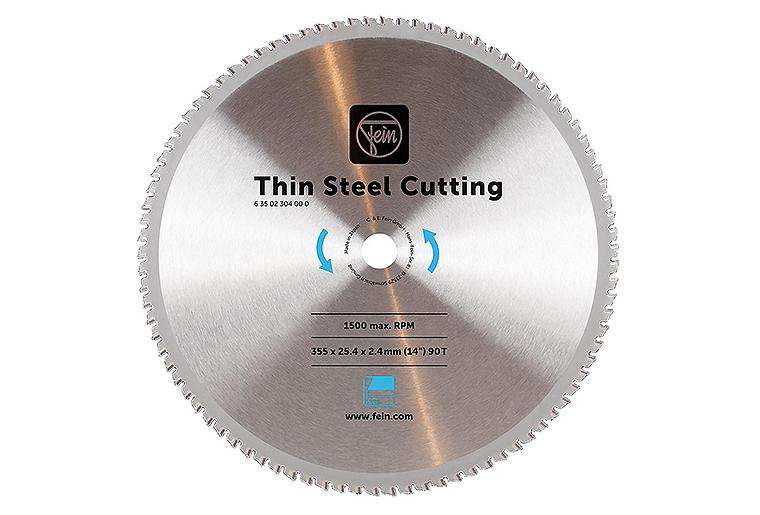 Kreissägeblatt Fein® 90Z für Flachstahl, Ø 355mm Kreissägeblatt Fein® 90Z für Flachstahl, Ø 355mm