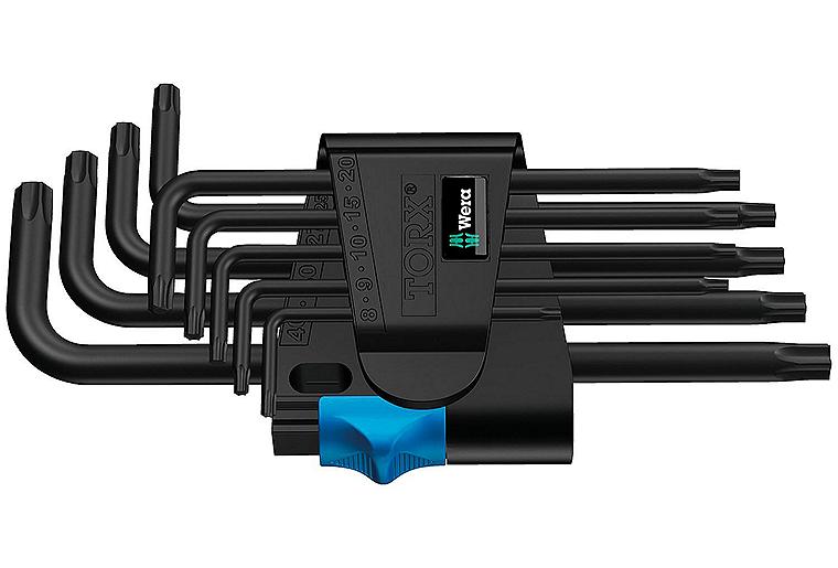 Winkelschlüsselsatz WERA 9-teilig, TORX® T8 - T40 BlackLaser Winkelschlüsselsatz WERA 9-teilig, TORX® T8 - T40 BlackLaser