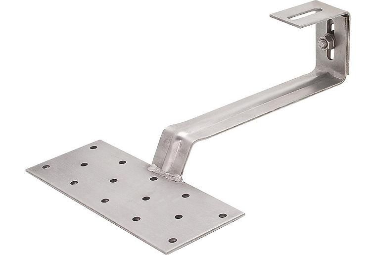 Dachhaken für Ziegeldach Universal, Edelstahl für PV, Röhren- und Flachkollektoren