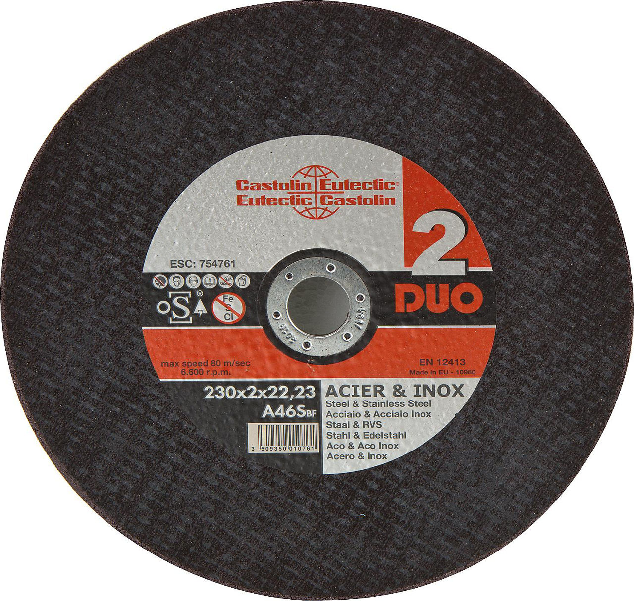 Trennscheiben Duo 230 für Stahl, Edelstahl 230x2x22,23 mm Trennscheiben Duo 230 für Stahl, Edelstahl 230x2x22,23 mm