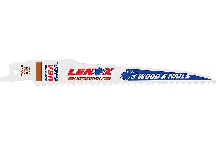 Säbelsägeblätter Lenox LUMBERWOLF™, Länge 152 mm, 6 TPI, VPE 5 Stück