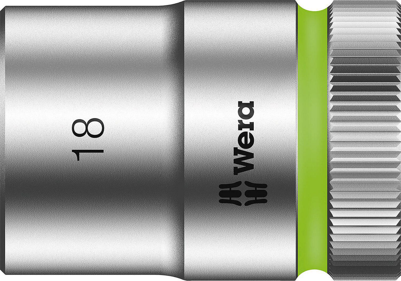Außensechskant-Steckschlüsseleinsatz Wera 8790 HMC mit 1/2"-Antrieb, metrisch, kurz, SW 18,0 x 37 mm Außensechskant-Steckschlüsseleinsatz Wera 8790 HMC mit 1/2"-Antrieb, metrisch, kurz, SW 18,0 x 37 mm