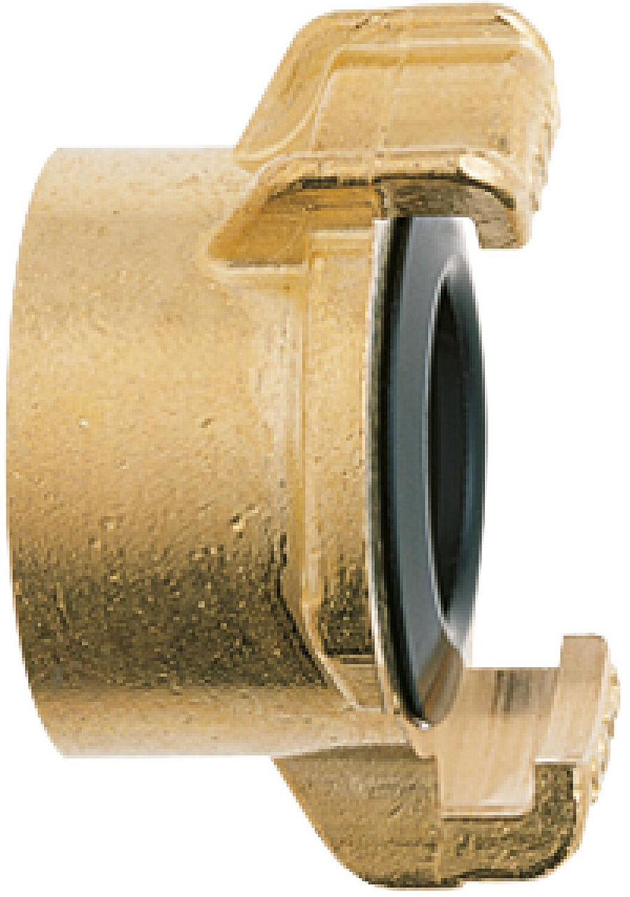 Geka plus-Gewindestück für Trinkwasser, 11/4", IG, Messing