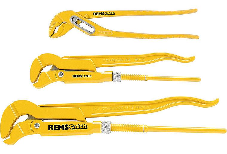 Aktions Set Rohrzangen Rems Catch 3-teilig, S 1", S 1 1/2", W240