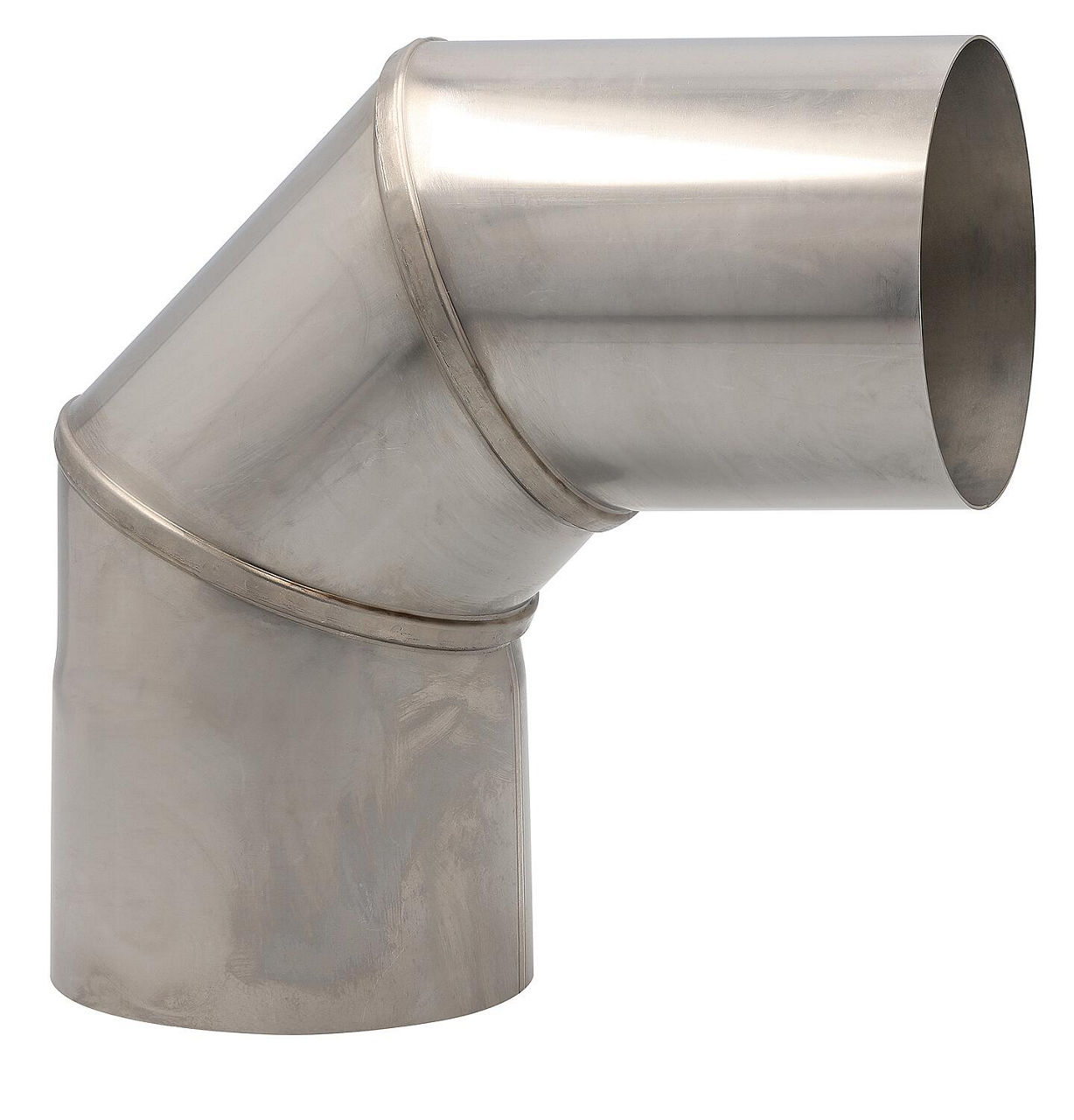Edelstahl-Winkel 90°, Ø102 mm Edelstahl-Winkel 90°, Ø102 mm