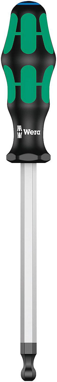 Innen-Sechskant-Kugelkopf-Schraubendreher WERA 352 Kraftform Plus-Serie 300 Black Point-Spitze 10,0x150mm Innen-Sechskant-Kugelkopf-Schraubendreher WERA 352 Kraftform Plus-Serie 300 Black Point-Spitze 10,0x150mm