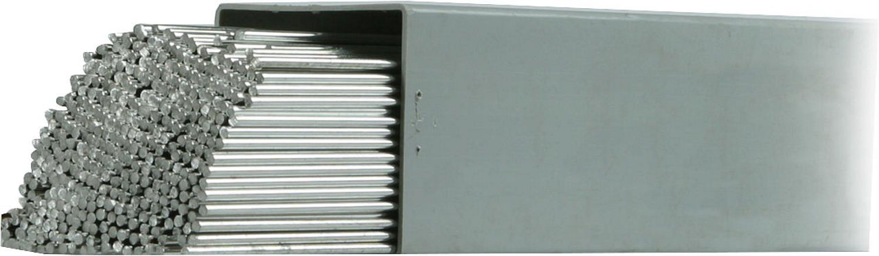 WIG Schweißstäbe Ø 1,6 mm aus Aluminium Länge 1 m / Pack mit 5 kg WIG Schweißstäbe Ø 1,6 mm aus Aluminium Länge 1 m / Pack mit 5 kg