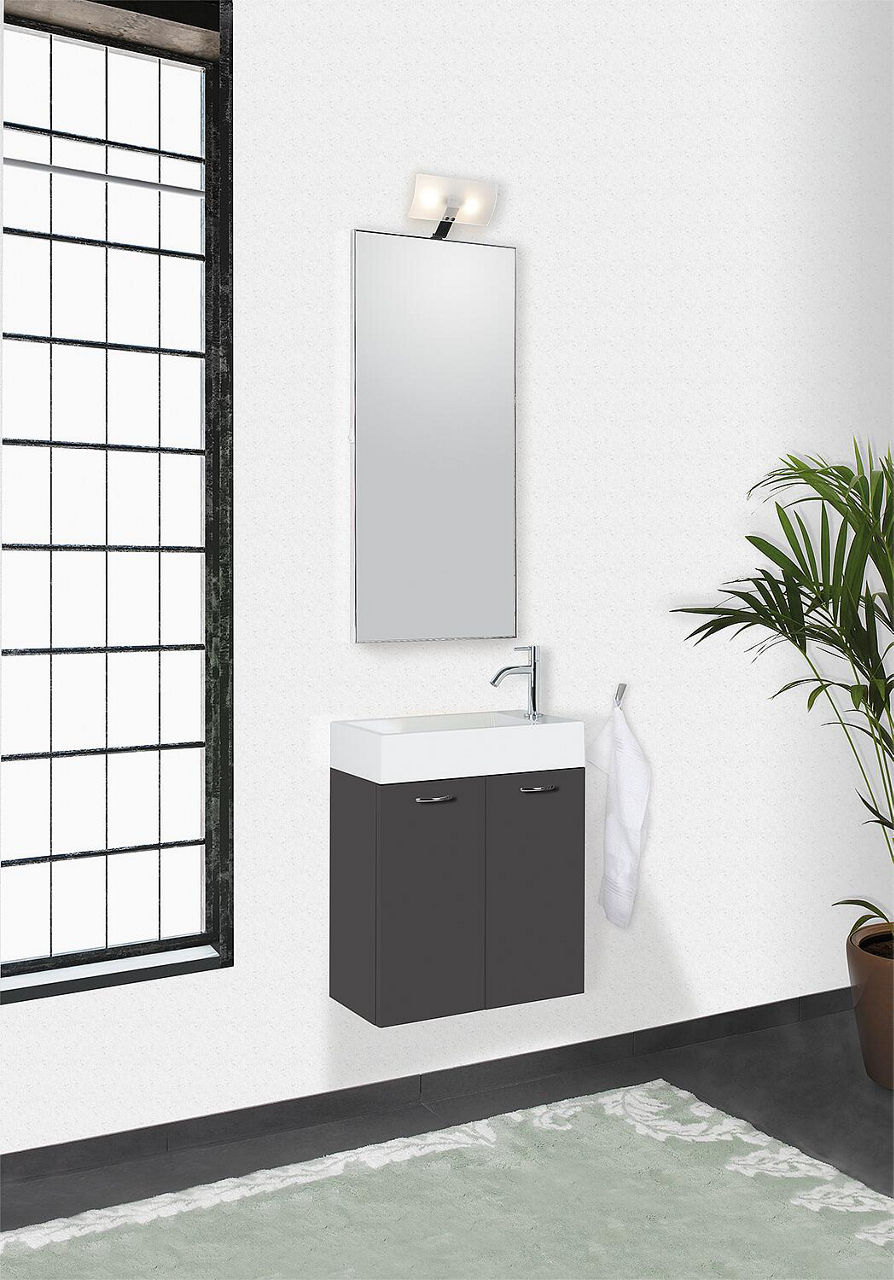 Badmöbel-Set ENISAR, graphit matt