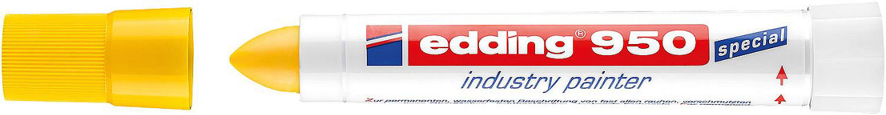 Pastenmarker Industrie Edding 950 gelb