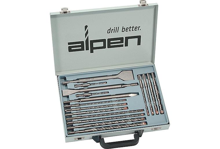 ALPEN SDS-Plus Hammerbohrer- und Meißelset SDS-plus KIT 16-tlg. ALPEN SDS-Plus Hammerbohrer- und Meißelset SDS-plus KIT 16-tlg.