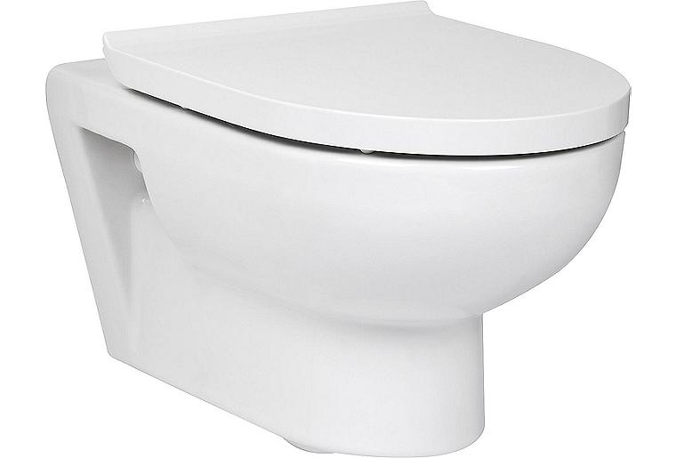 Combi-Pack Duravit Durastyle Wandtiefspül-WC spülrandlos mit Softclose WC-Sitz, weiß