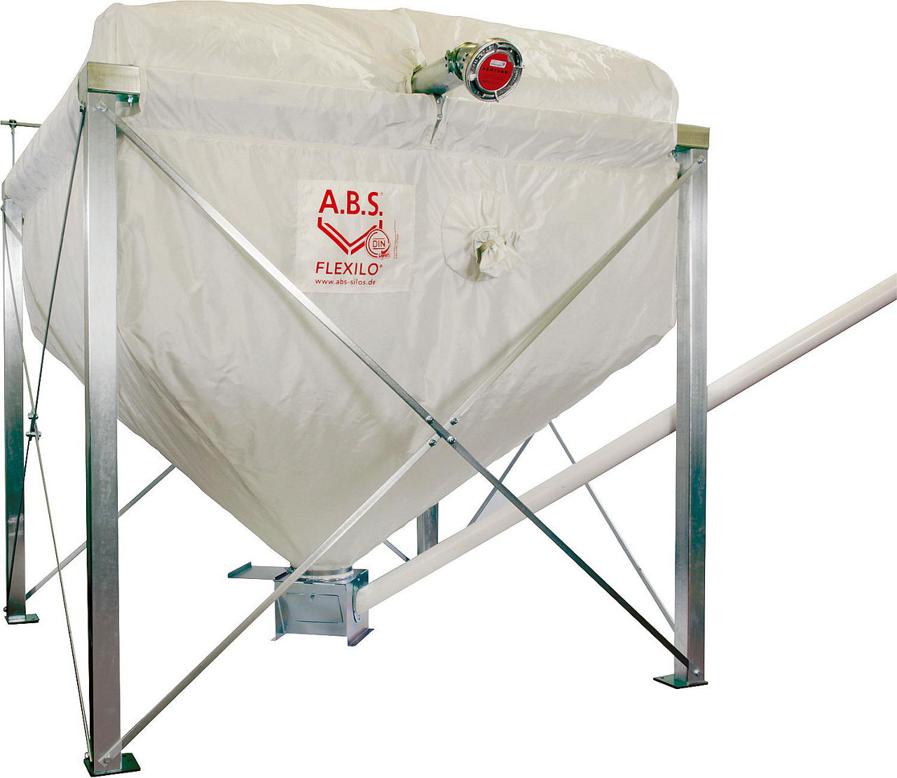 Pelletsilo, Flexilo HP 24/18, inkl. Gestell und Füllleitung Pelletsilo, Flexilo HP 24/18, inkl. Gestell und Füllleitung