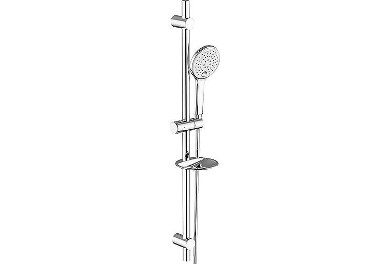 Brause-Set Magnifica 900 mm, 3 Strahlarten Ø 100 mm mit Seifenschale chrom