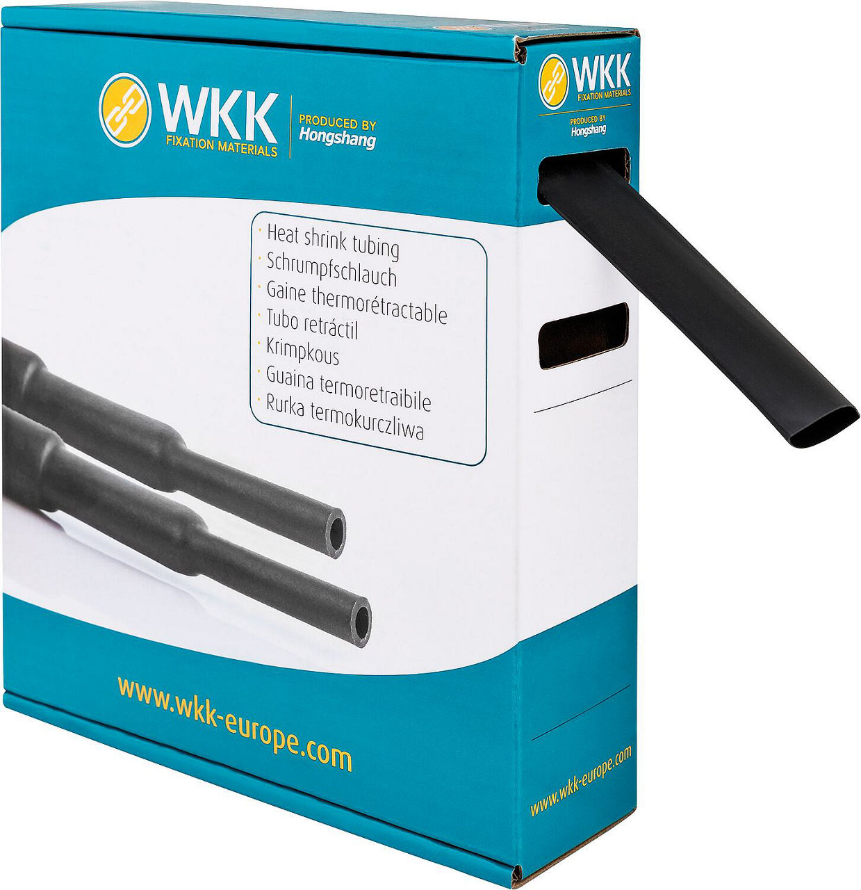 WKK Schrumpfschlauch H-2(Z) box 4.8/2.4 schwarz 10m WKK Schrumpfschlauch H-2(Z) box 4.8/2.4 schwarz 10m