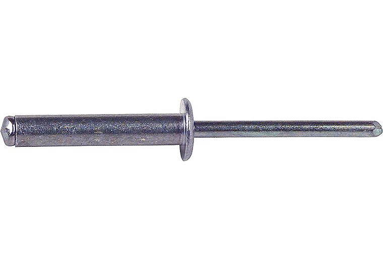 Blindniete Alu, Stahl Flachrundkopf, Ø 5 x 6 mm, VPE = 500 Stück