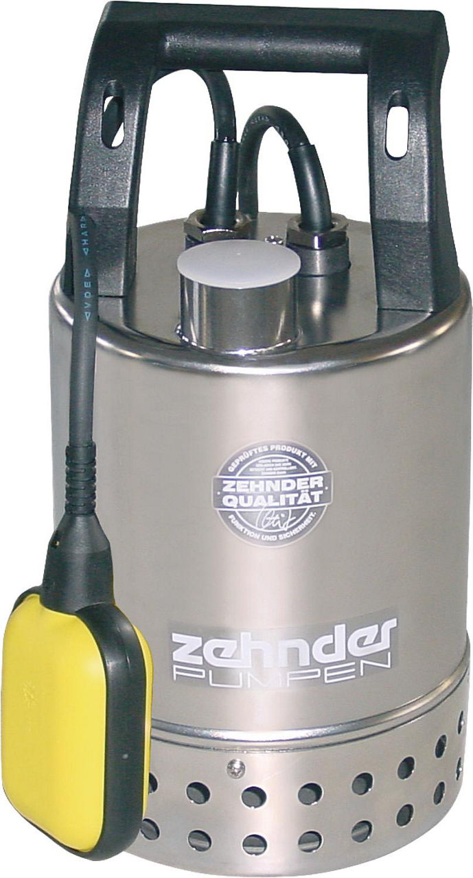Schmutzwassertauchpumpe Edelstahl 11/4" IG, 230 V, Fördermenge 7,5 m³/h Korngröße 10 mm E-ZW 50 A-2 Schmutzwassertauchpumpe Edelstahl 11/4" IG, 230 V, Fördermenge 7,5 m³/h Korngröße 10 mm E-ZW 50 A-2