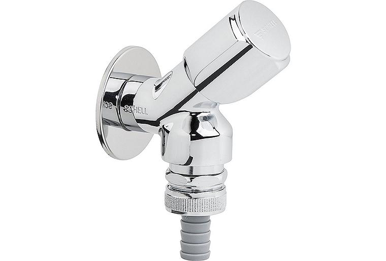 Schell Geräteventil 1/2"chrom mit RV u. Rohrbelüfter DIN-DVGW