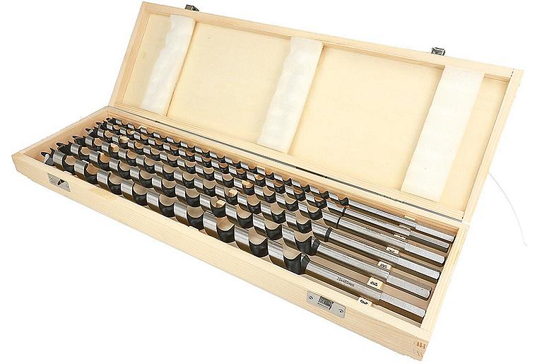 Schlangenbohrer-Set HELLER 6-teilig Ø 10/12/14/16/18/20 mm, Länge 460 mm, mit Holzkoffer Schlangenbohrer-Set HELLER 6-teilig Ø 10/12/14/16/18/20 mm, Länge 460 mm, mit Holzkoffer