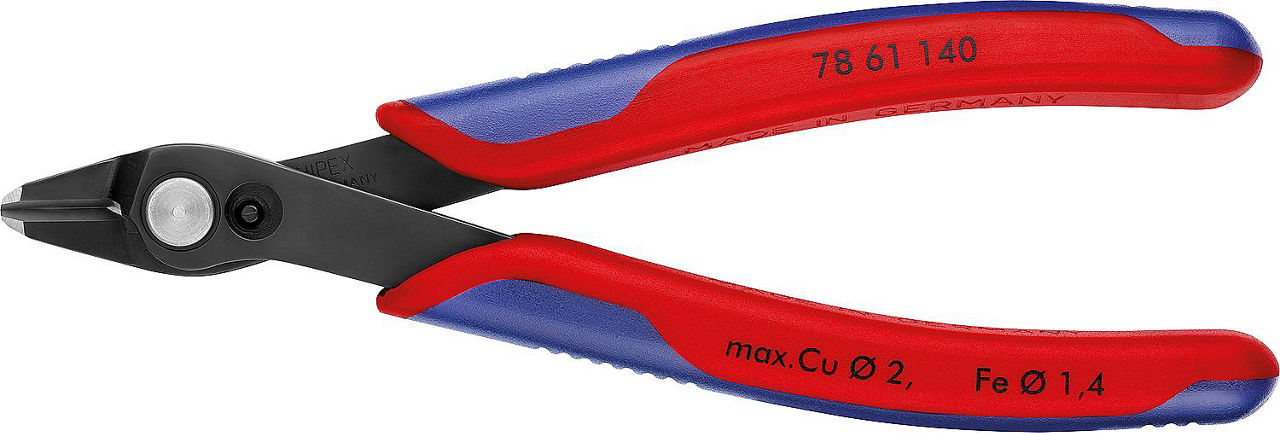 Seitenschneider KNIPEX Super Knips XL brüniert Länge 140 mm