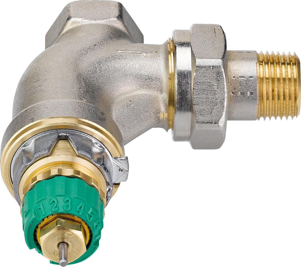 Thermostat-Ventilunterteil Danfoss Dynamic Valve RA-DV, DN10(3/8"),Eck