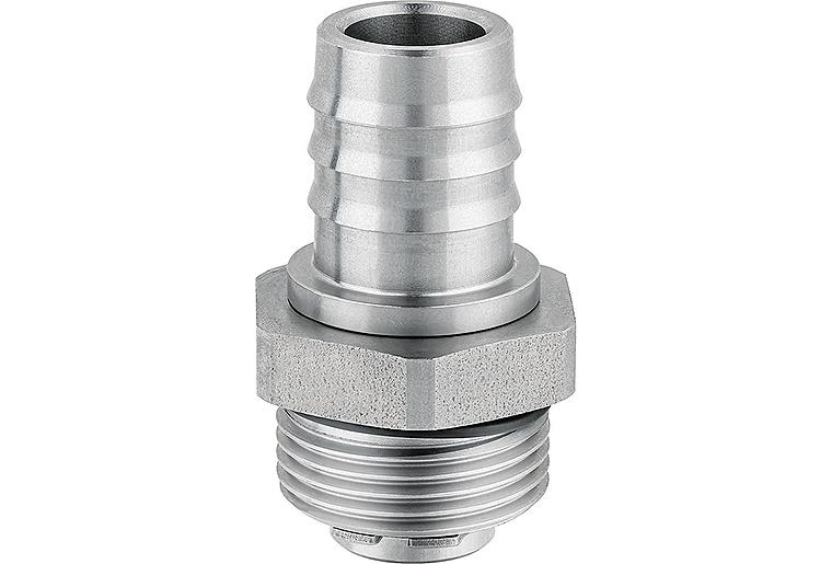 Schlauchanschluss gerade AG, 3/4" Edelstahl Schlauchanschluss gerade AG, 3/4" Edelstahl