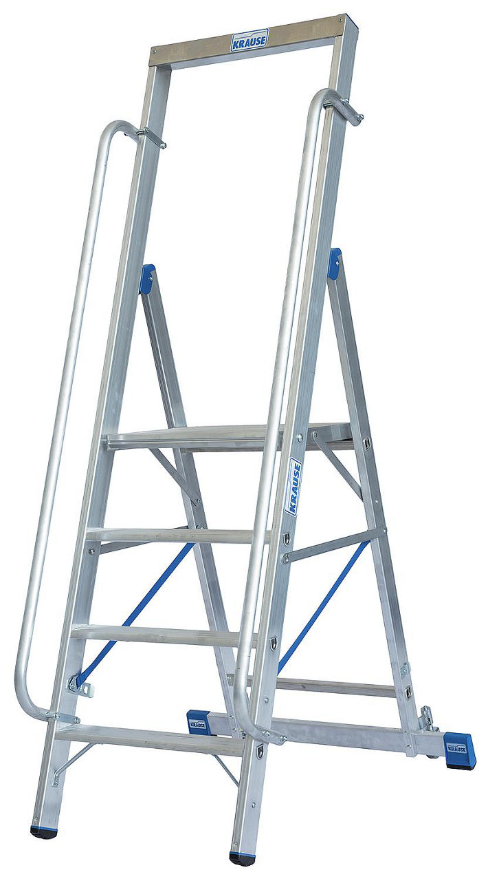STUFEN-STEHLEITER Krause Stabilo mit grosser Standplattform 4 STUFEN, 127747 STUFEN-STEHLEITER Krause Stabilo mit grosser Standplattform 4 STUFEN, 127747