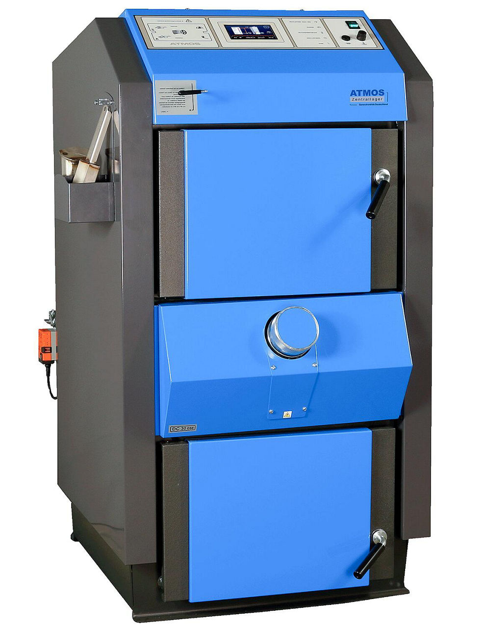 Holzvergaserkessel Atmos DC25GSE mit Anzündautomatik und ACD04 Holzvergaserkessel Atmos DC25GSE mit Anzündautomatik und ACD04