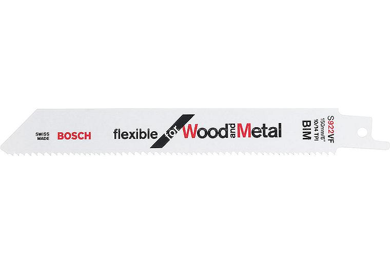 Säbelsägeblätter BOSCH S922VF Länge 150mm VPE 25 Stück für Holz und Metall