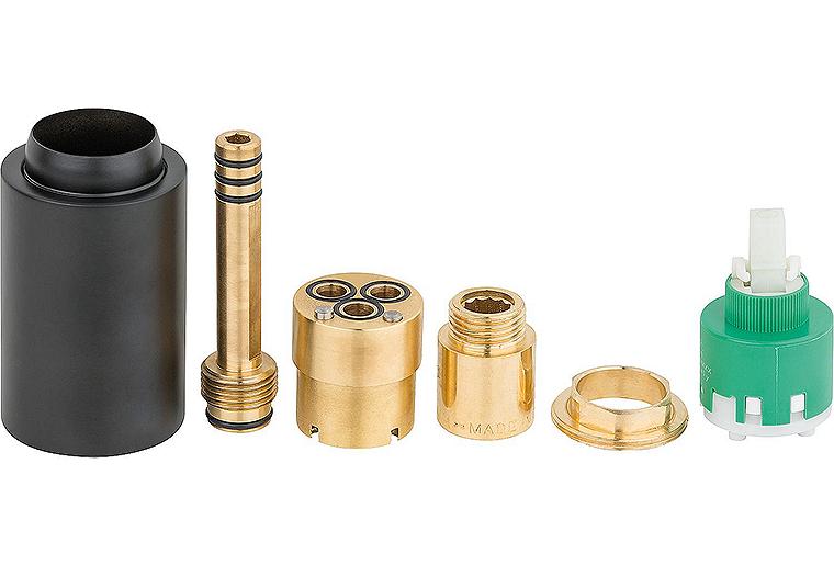Verlängerungssatz, Länge 35mm passend zu 93 161 31, Serie Enzan Nero, schwarz matt Verlängerungssatz, Länge 35mm passend zu 93 161 31, Serie Enzan Nero, schwarz matt
