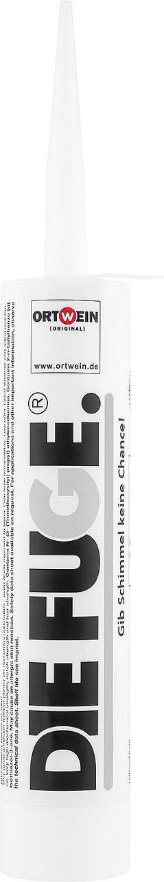 Dichtstoff ORTWEIN Die Fuge - lichtgrau (RAL 7035) schimmelfrei auf SMP Basis, 300g Kartusche Dichtstoff ORTWEIN Die Fuge - lichtgrau (RAL 7035) schimmelfrei auf SMP Basis, 300g Kartusche