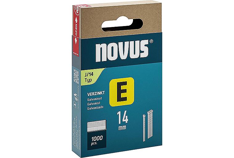 Tackernägel Novus Typ E J/14 verzinkt VPE: 1000 Stück Tackernägel Novus Typ E J/14 verzinkt VPE: 1000 Stück