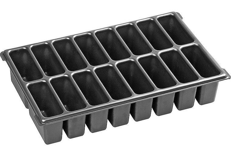 Kleinteileeinsatz passend für XL-BOXX® aus Kunststoff mit 16 Mulden Kleinteileeinsatz passend für XL-BOXX® aus Kunststoff mit 16 Mulden
