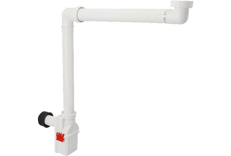 Waschtisch Flach-Raumsparsiphon DN32(1 1/4") x Ø32mm, für Möbelunterbau Waschtisch Flach-Raumsparsiphon DN32(1 1/4") x Ø32mm, für Möbelunterbau