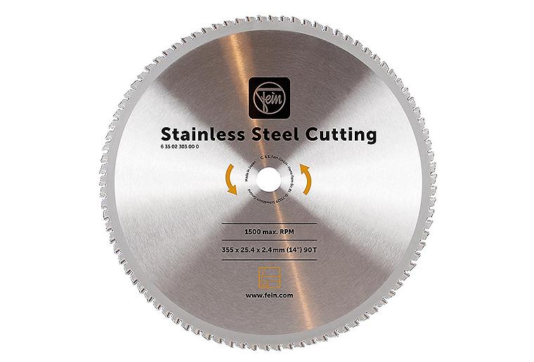 Kreissägeblatt Fein® 90Z für Edelstahl, Ø 355mm Kreissägeblatt Fein® 90Z für Edelstahl, Ø 355mm