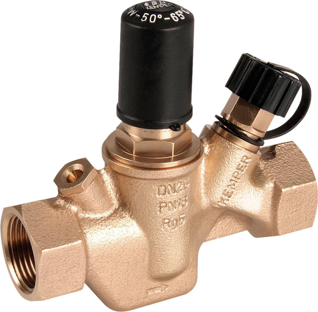 Zirkulations-Regulierventil Multitherm , 50 bis 65 °C, DN 15 (1/2"), IG Zirkulations-Regulierventil Multitherm , 50 bis 65 °C, DN 15 (1/2"), IG
