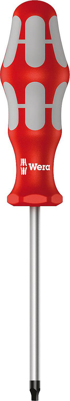 Innenvierkant-Schraubendreher Wera 368 Kraftform Plus-Serie 300, Klinge rund, Black Point-Spitze, #0 x 60 mm