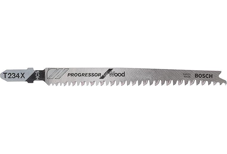 Stichsägeblätter BOSCH T234X Länge 117mm VPE 5 Stück f. saubere gerade Schnitte in Holz Stichsägeblätter BOSCH T234X Länge 117mm VPE 5 Stück f. saubere gerade Schnitte in Holz