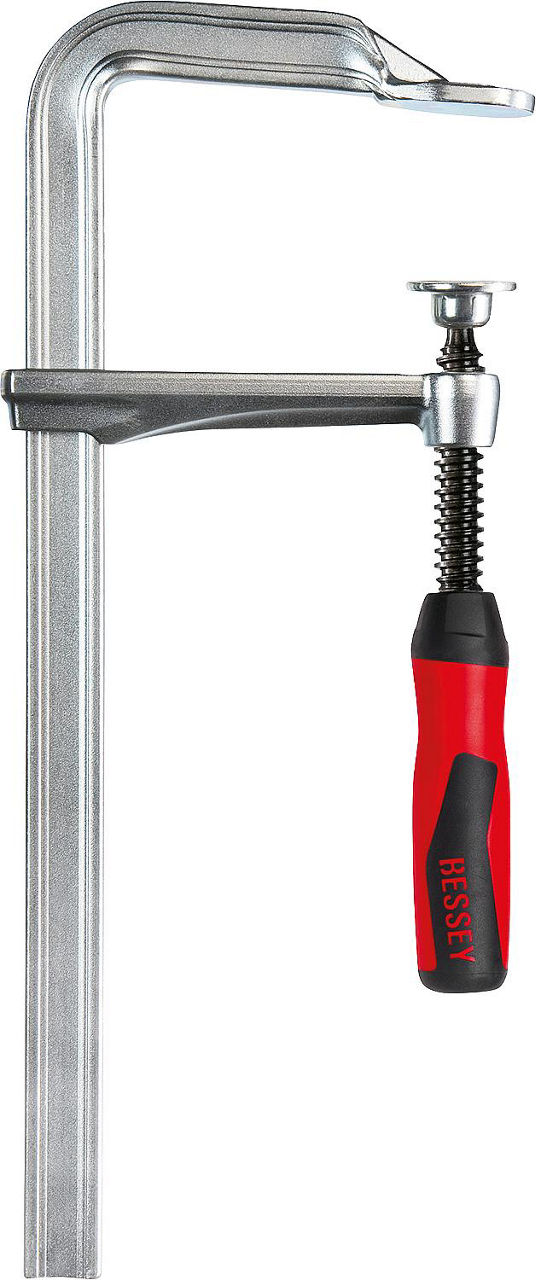 Ganzstahl-Schraubzwinge 2-Komponenten-Kunststoffgriff Typ 100x60 mm, GZ10-2K Ganzstahl-Schraubzwinge 2-Komponenten-Kunststoffgriff Typ 100x60 mm, GZ10-2K
