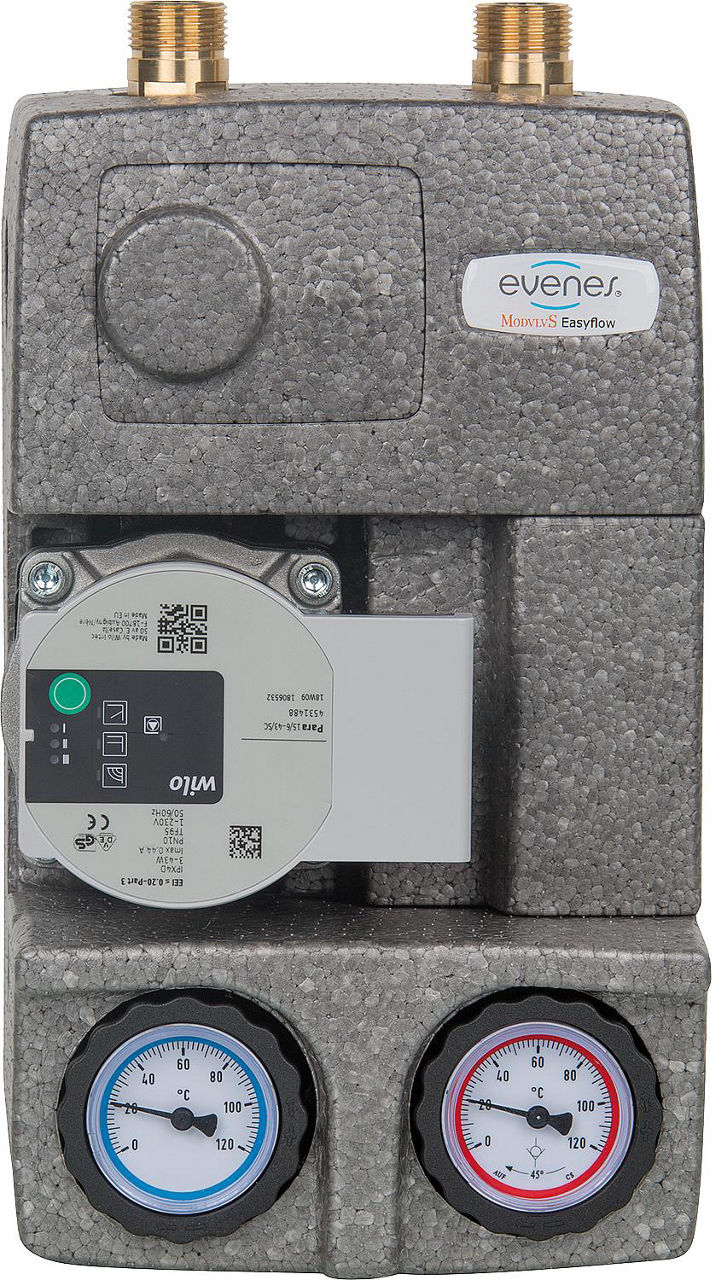 Heizkreisset Easyflow DN20(3/4") Festbrennstoff-Ladeset 60°C, Wilo Para 15/6SC