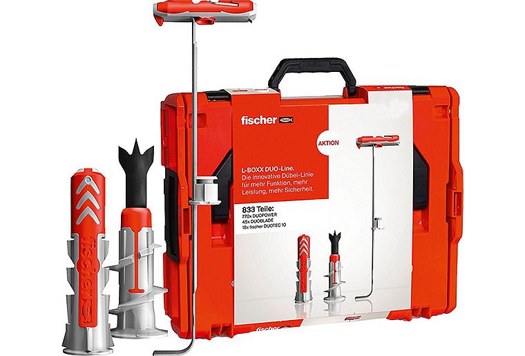 Dübelsortiment Fischer DuoLine, 834-teilig in L-BOXX 102