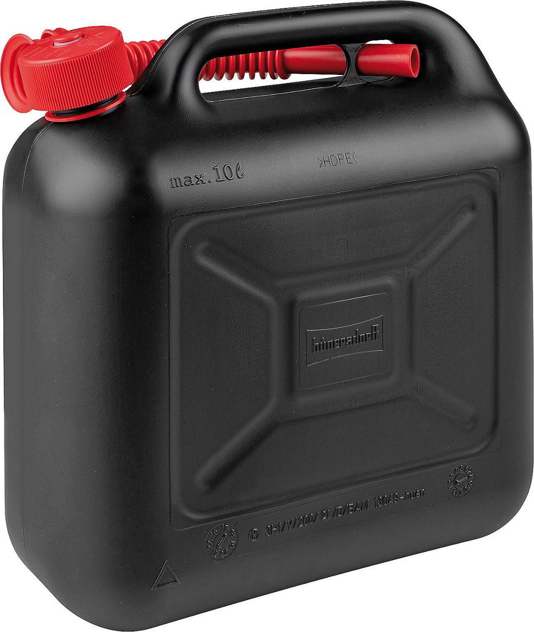 Kraftstoffkanister Standard Kunststoff, 10l, schwarz 8128000 Kraftstoffkanister Standard Kunststoff, 10l, schwarz 8128000