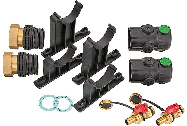 Grundpaket Soleverteiler mit Gewindeende DN40(11/2") ÜWM Grundpaket Soleverteiler mit Gewindeende DN40(11/2") ÜWM