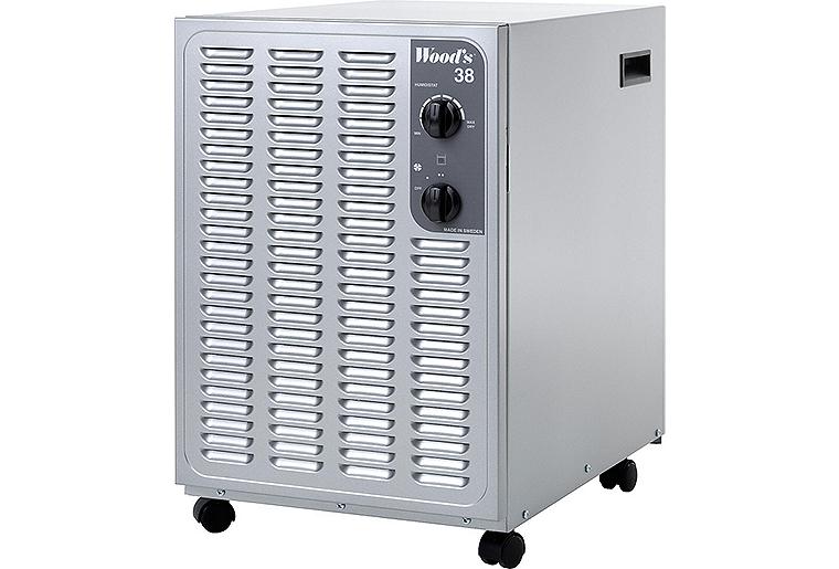 Luftentfeuchter (R 290) Wood's SW38-FM für Kellerräume