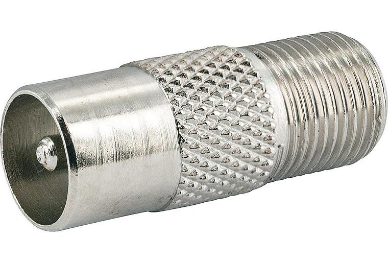Adapter F-Kupplung/Koax-Stecker Adapter F-Kupplung/Koax-Stecker